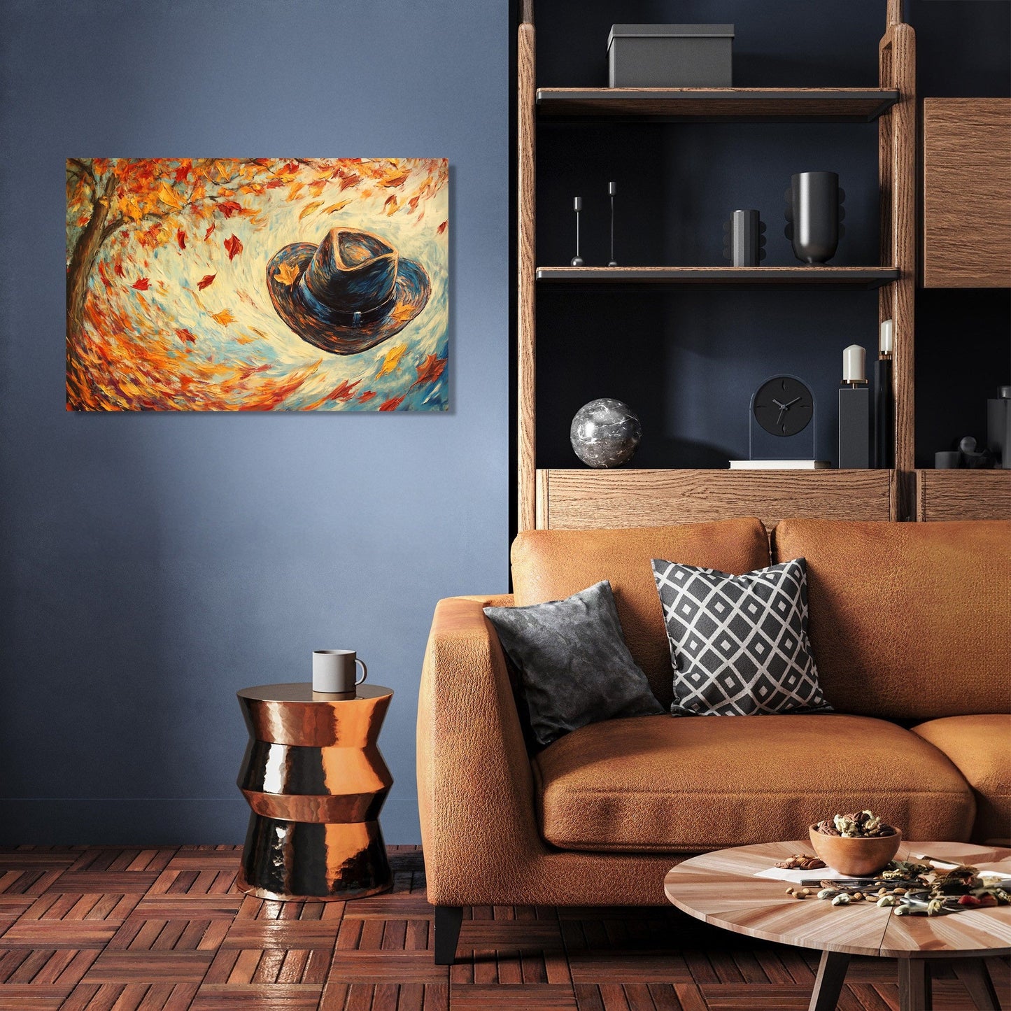 Wind-Swept Hat Canvas