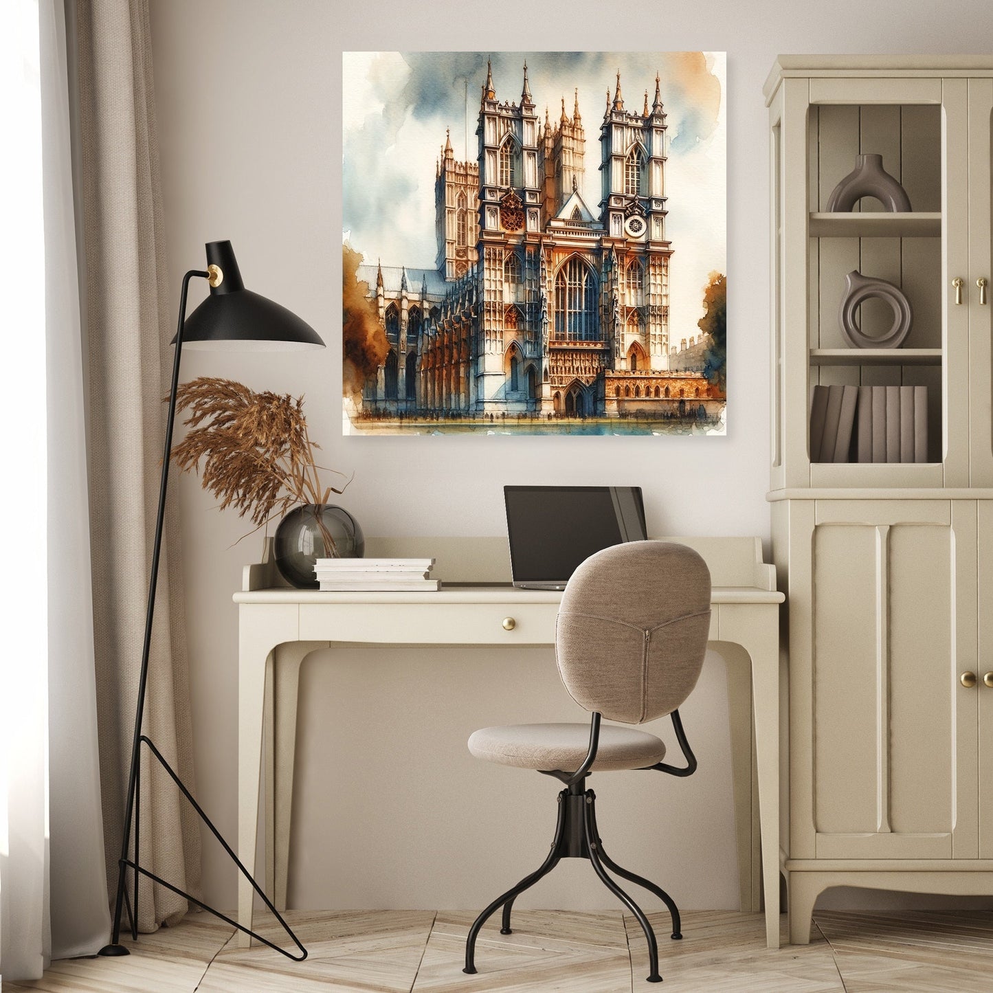 London Westminster Abbey Warmth Canvas