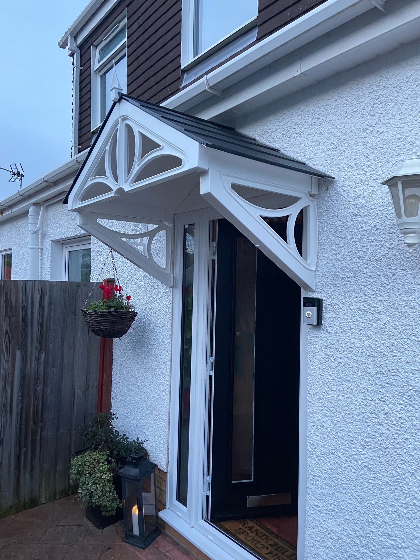 Althorp Door Canopy 149cm - Flat Pack Porch Canopy