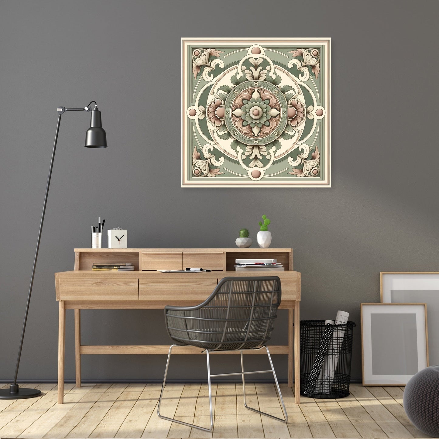 Classical Medallion Canvas