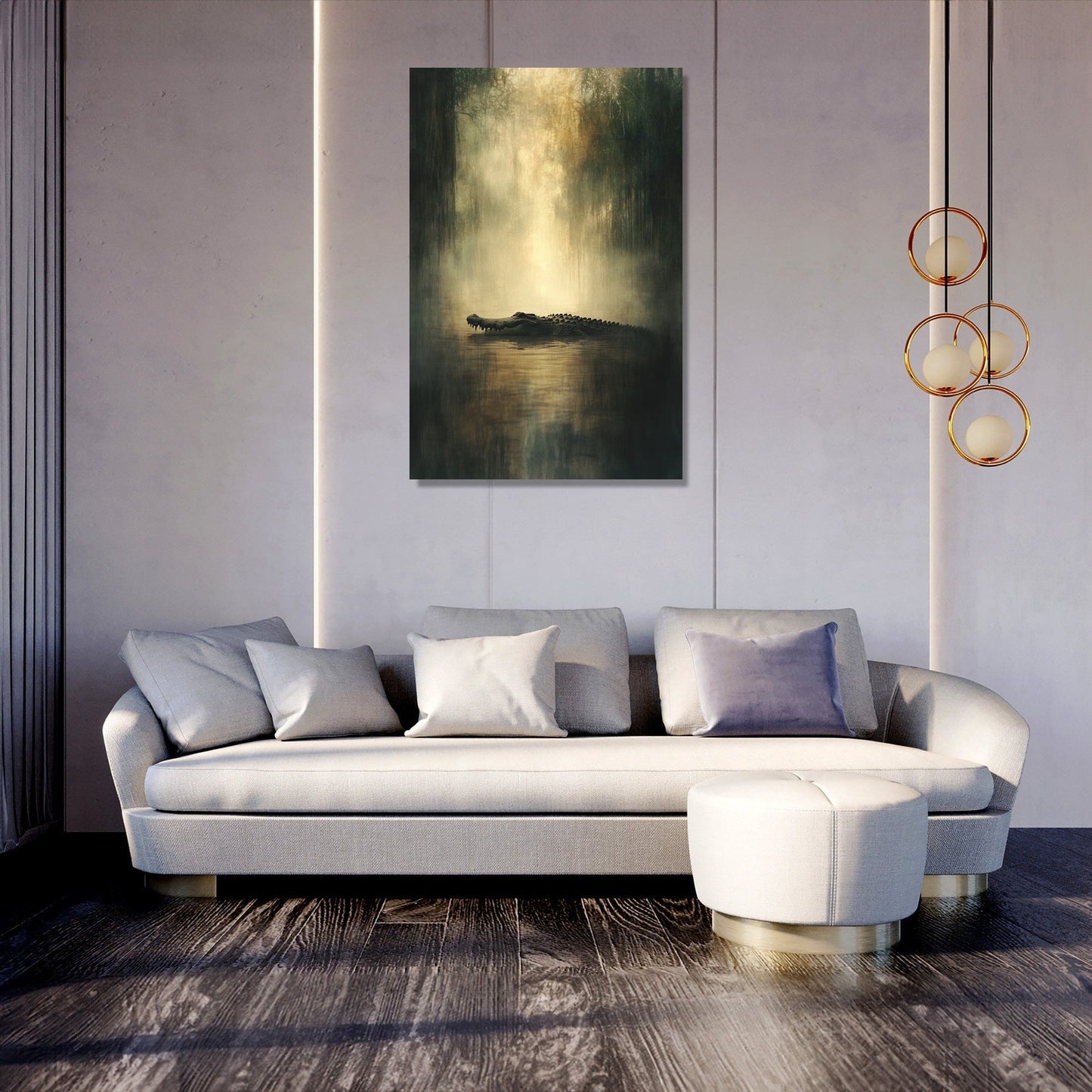 Crocodile Mistafield Canvas