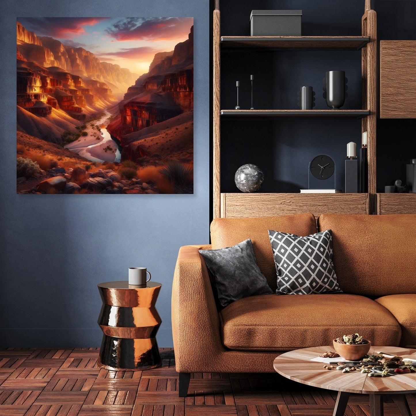 Golden Canyon Majesty Canvas