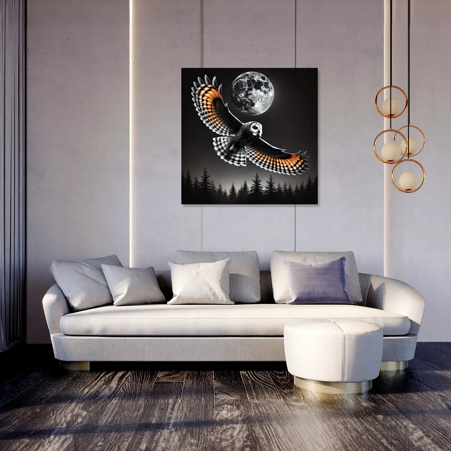 Nocturnal Flight Canvas