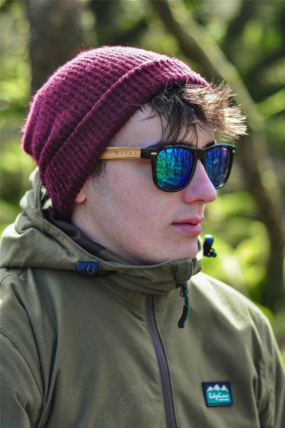 Luma Sunglasses - Wistmans - Black/Green