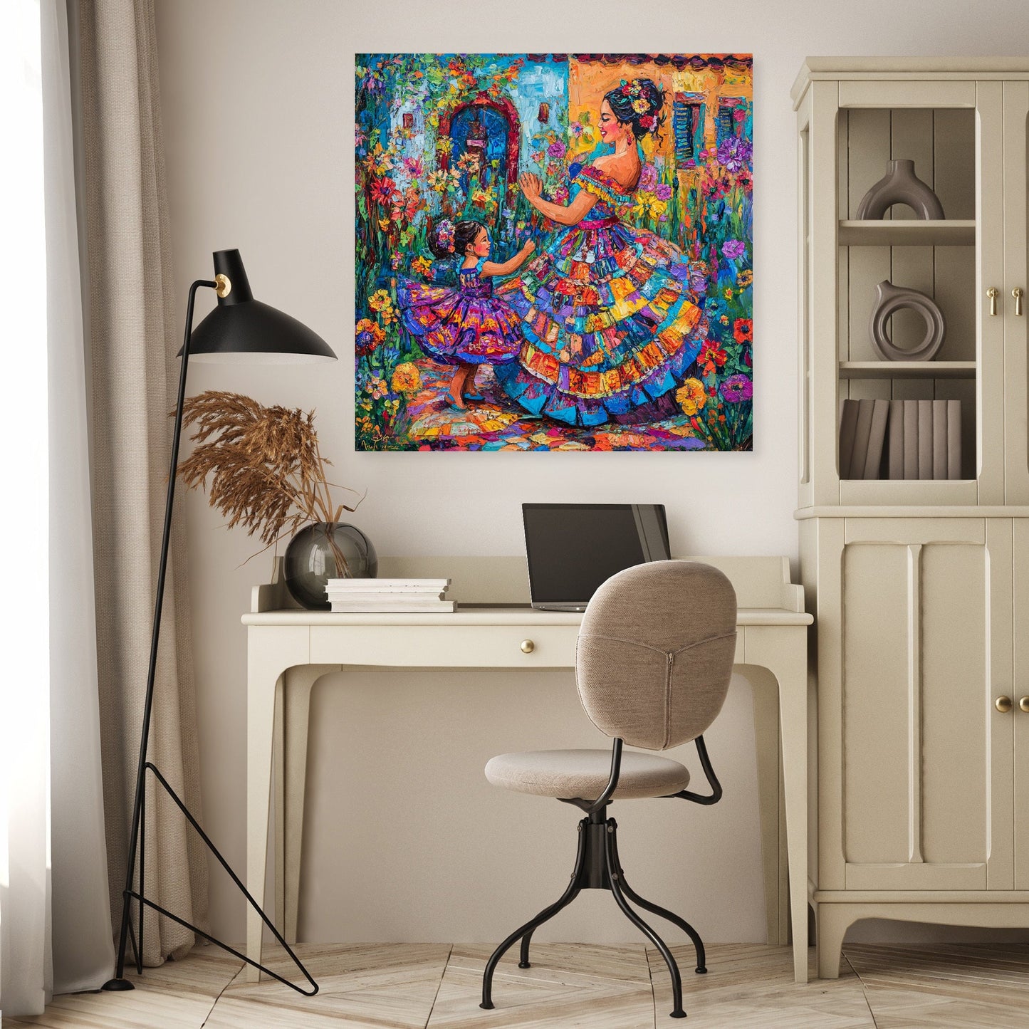 Dancing Mother Canvas