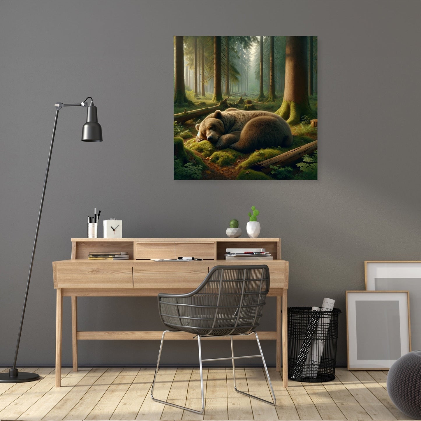 Forest Slumber Canvas