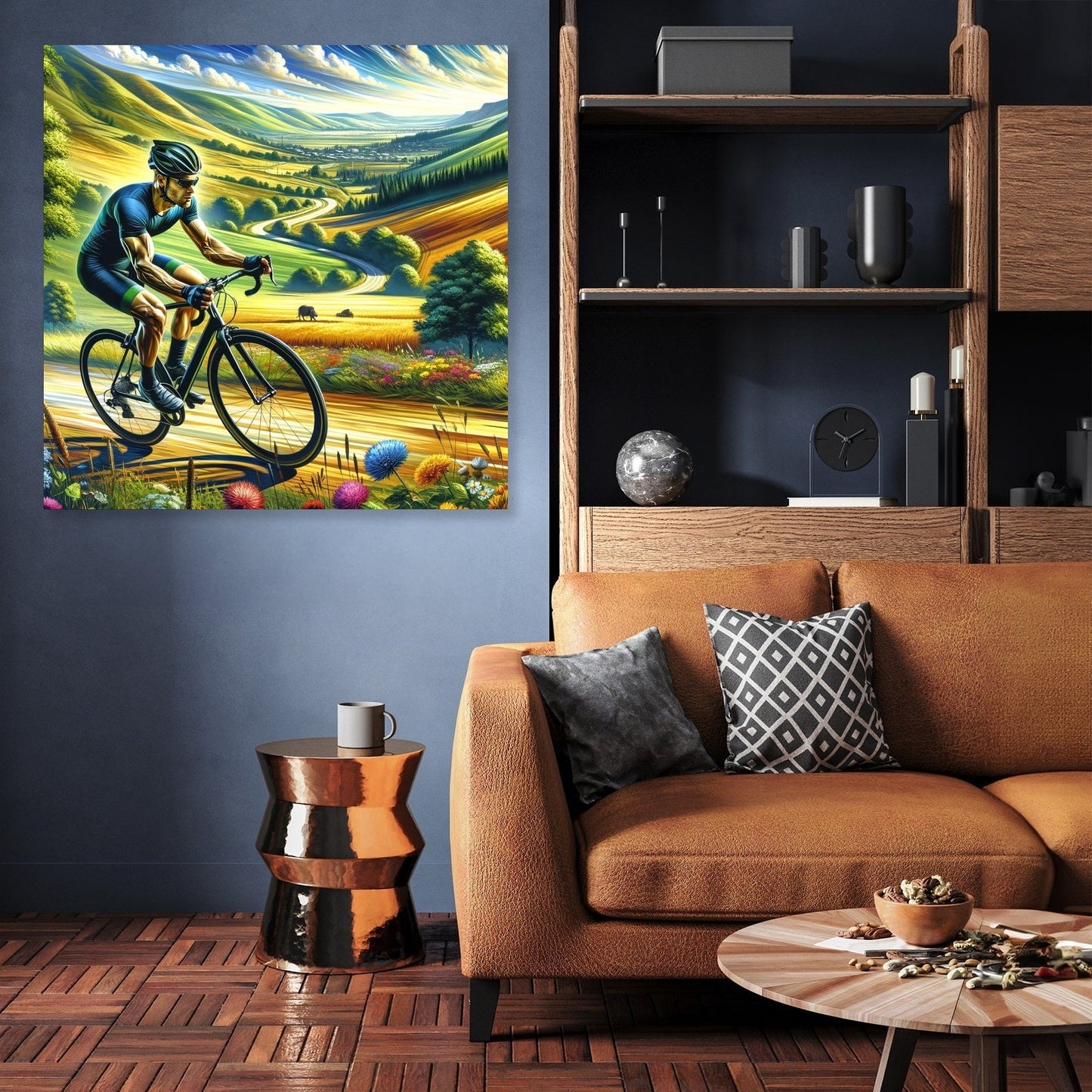 Cyclist's Thrill Canvas