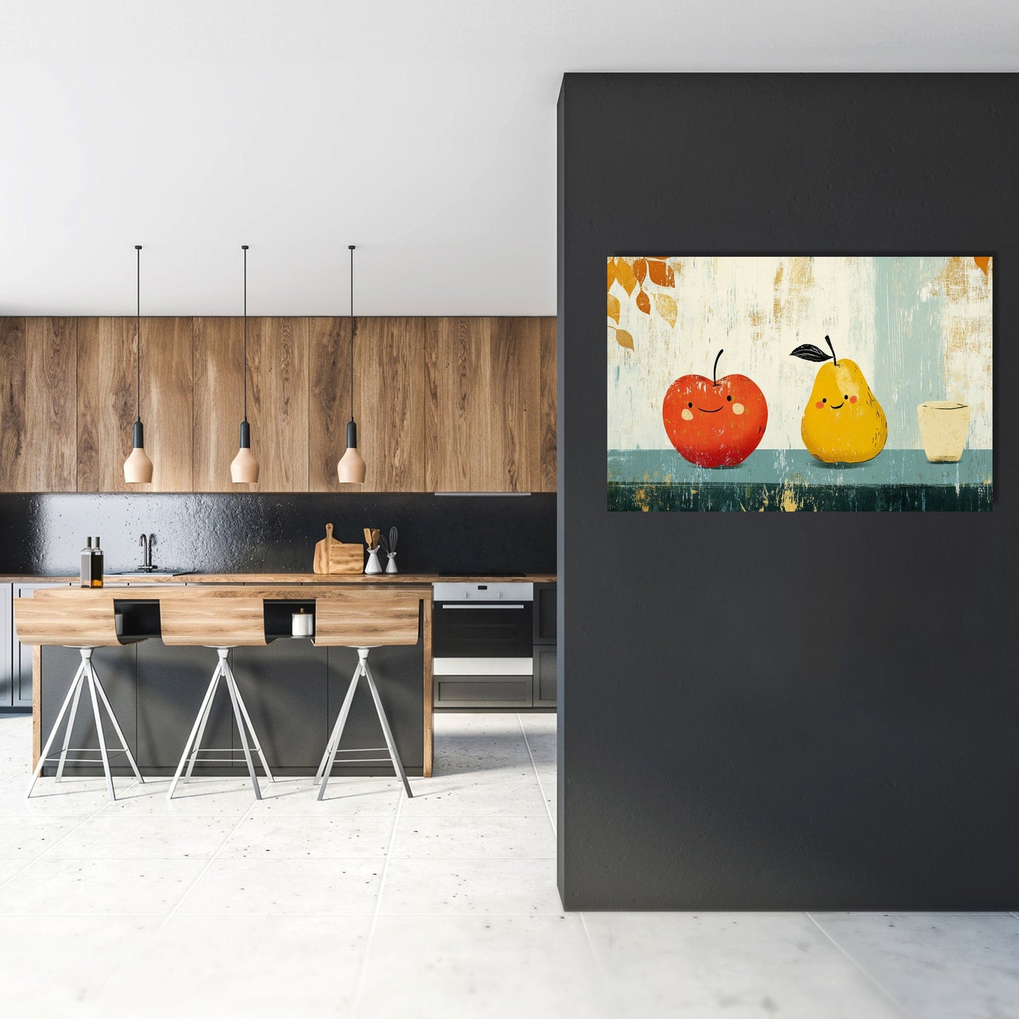 Chatting Fruits Canvas