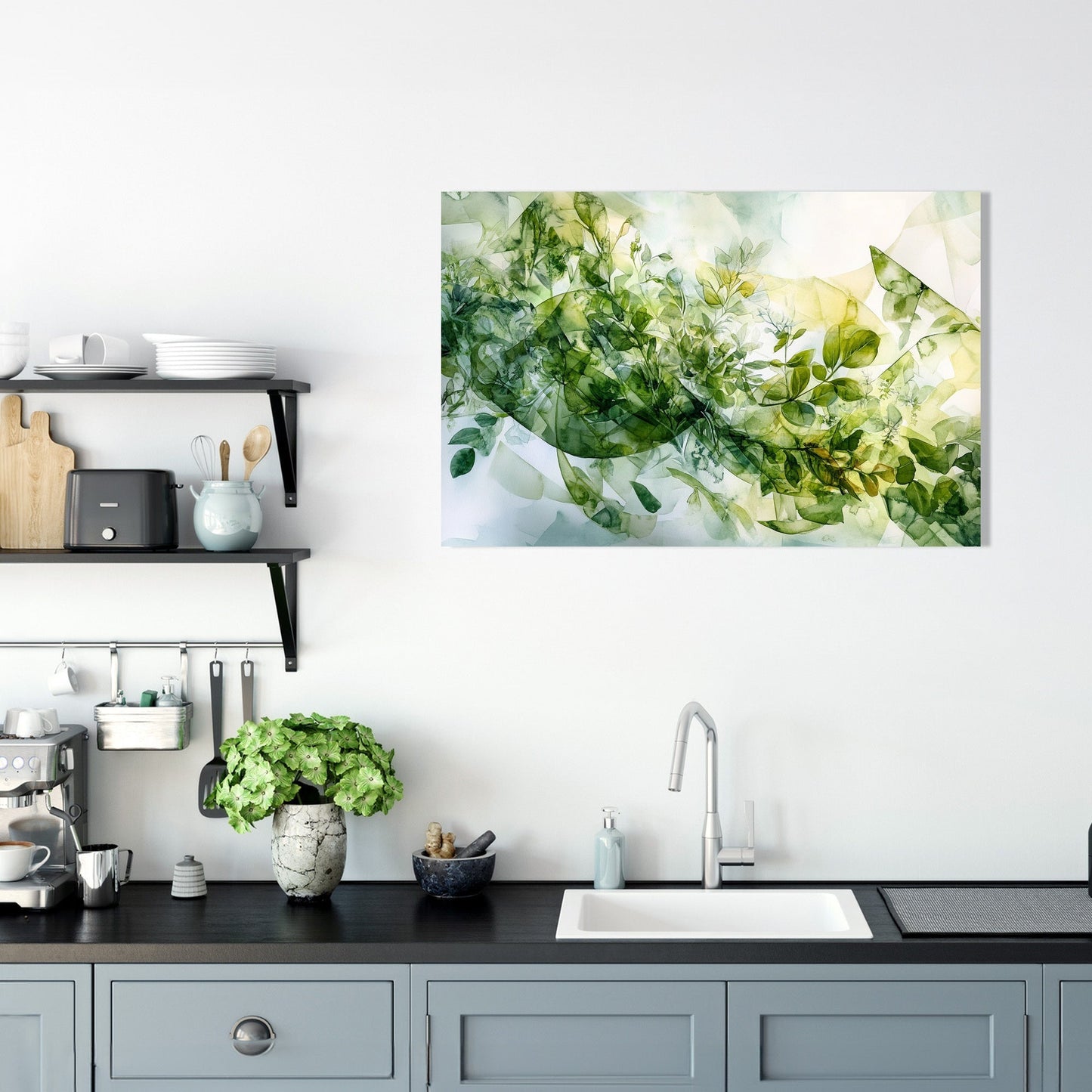 Dreamy Herb Swirl Canvas