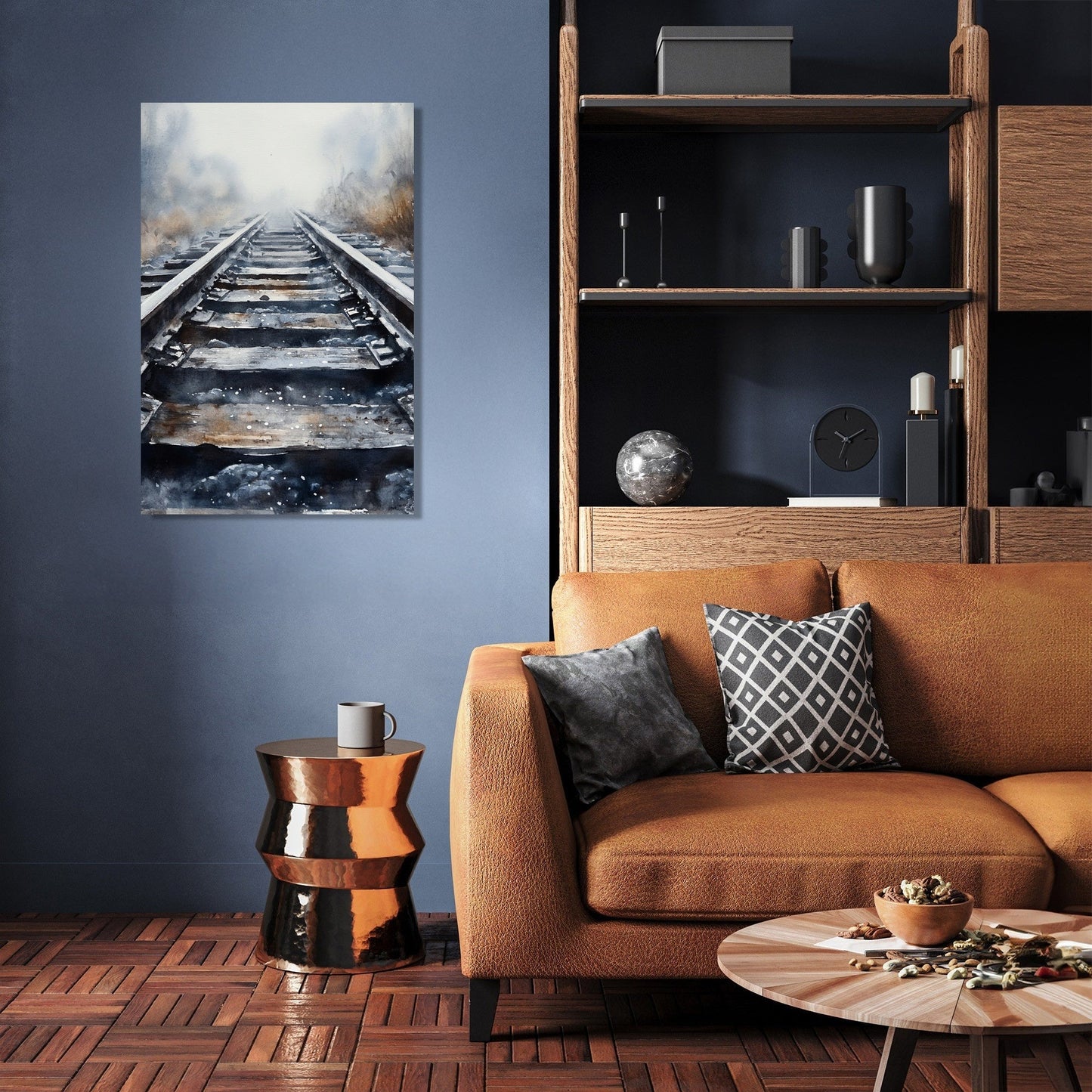 Misty Rails Canvas