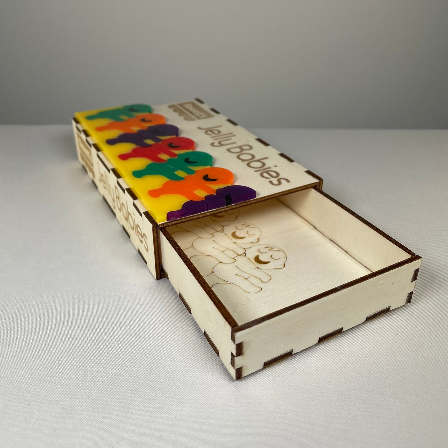 Jelly Babies Box - Pre-Built Model by Curious Rabbit ®