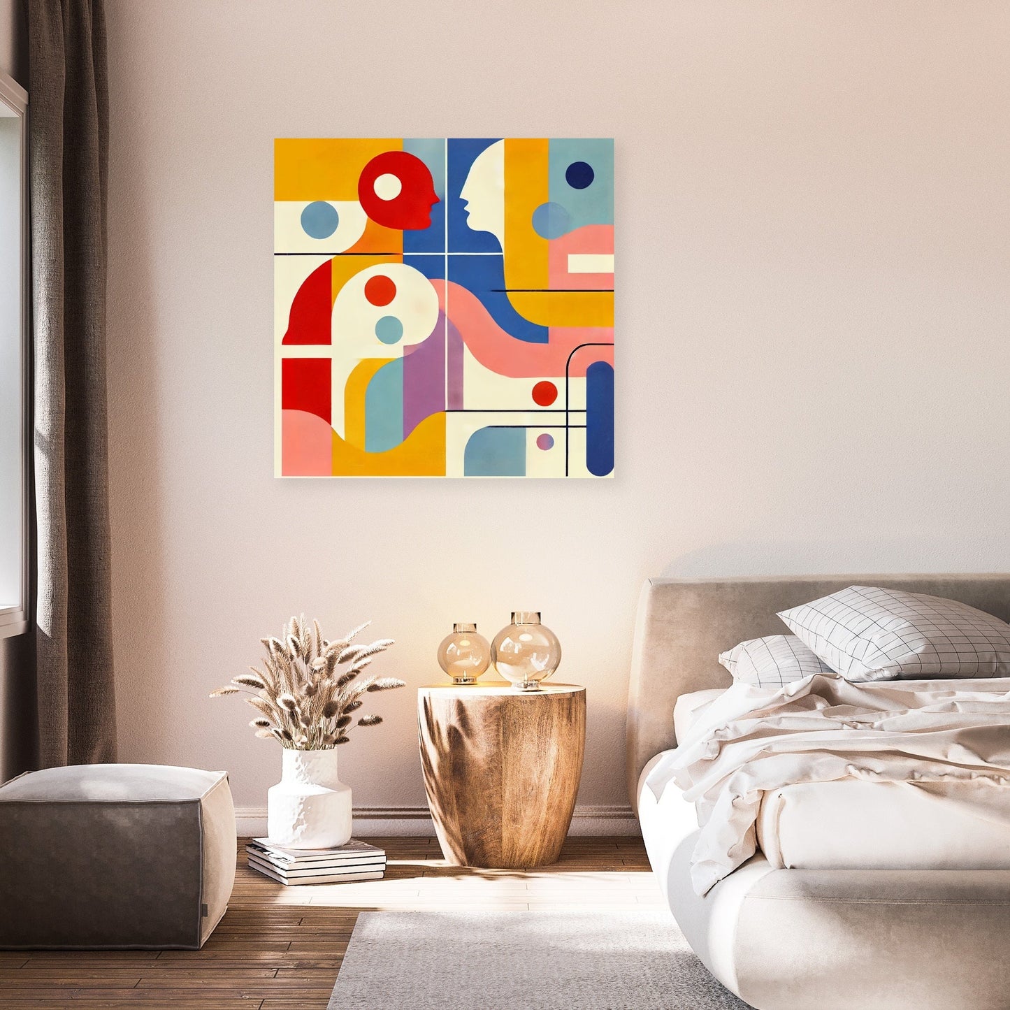 Geometric Harmony Canvas