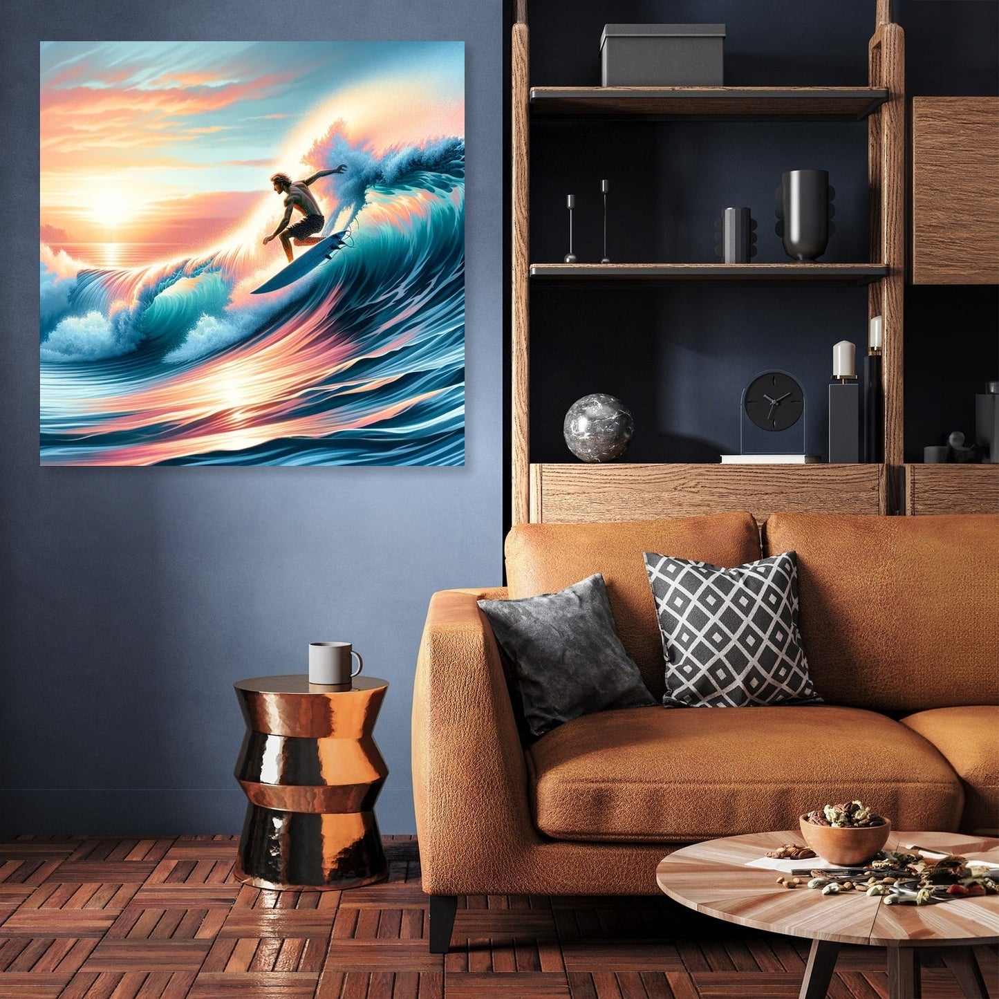 Sunrise Surf Canvas