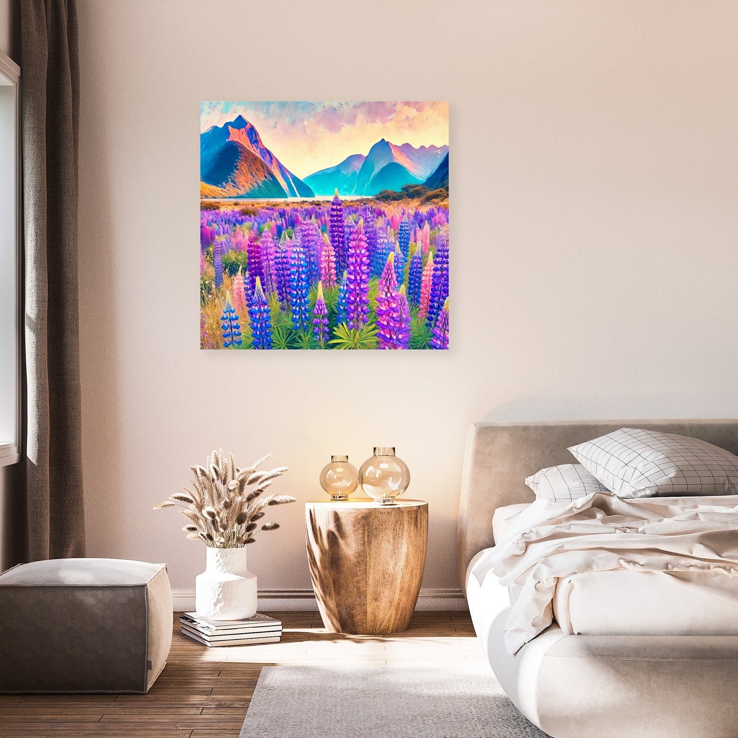 Lupin Fields Canvas