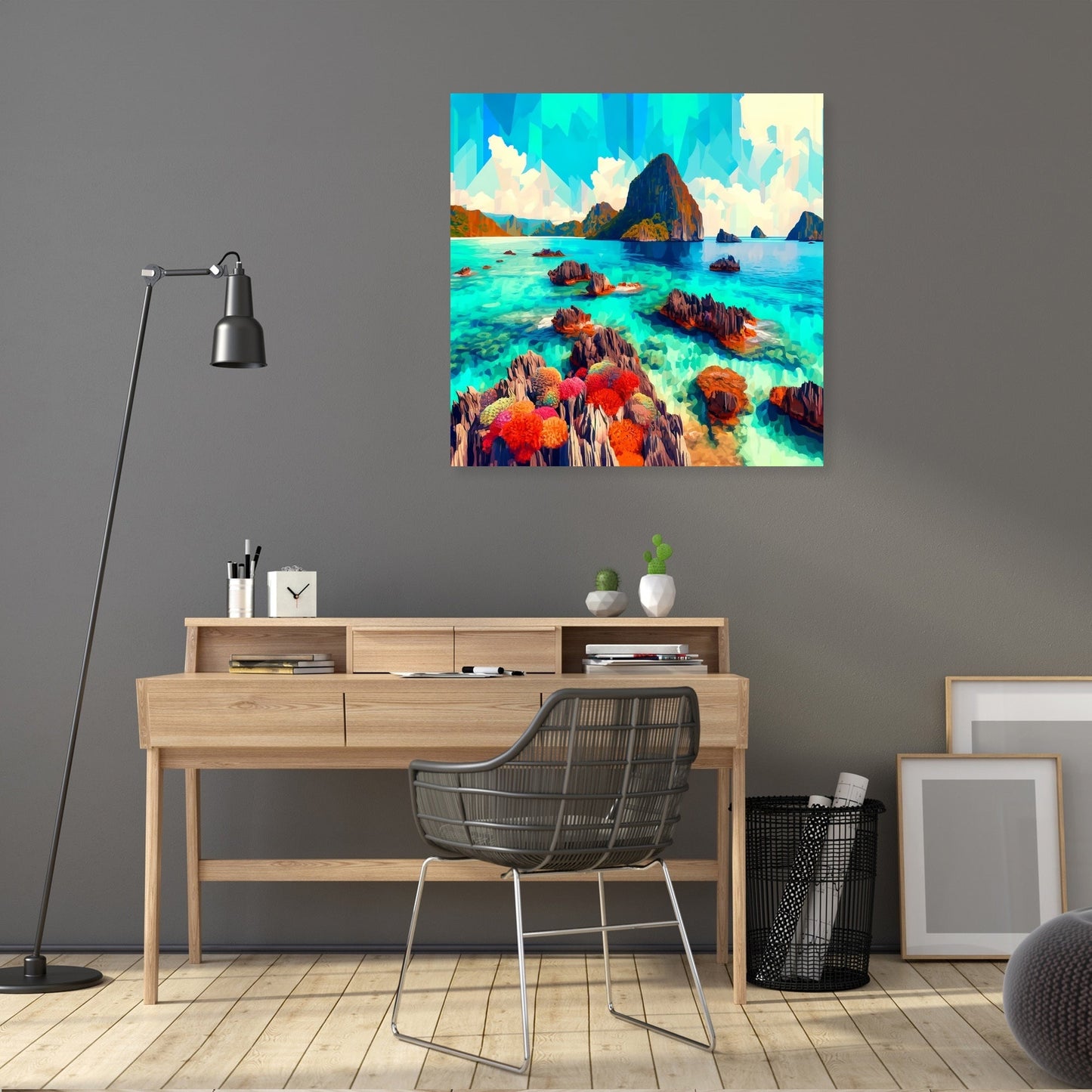 Coral Reef Vibrance Canvas
