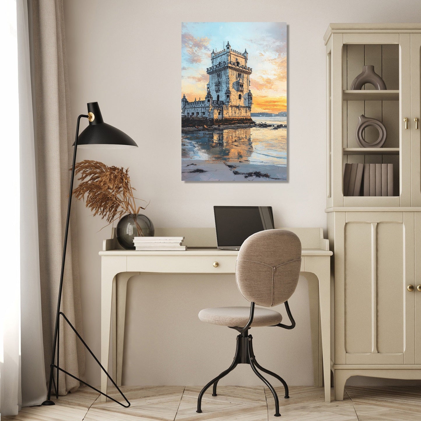 Belém Tower Sunrise Canvas