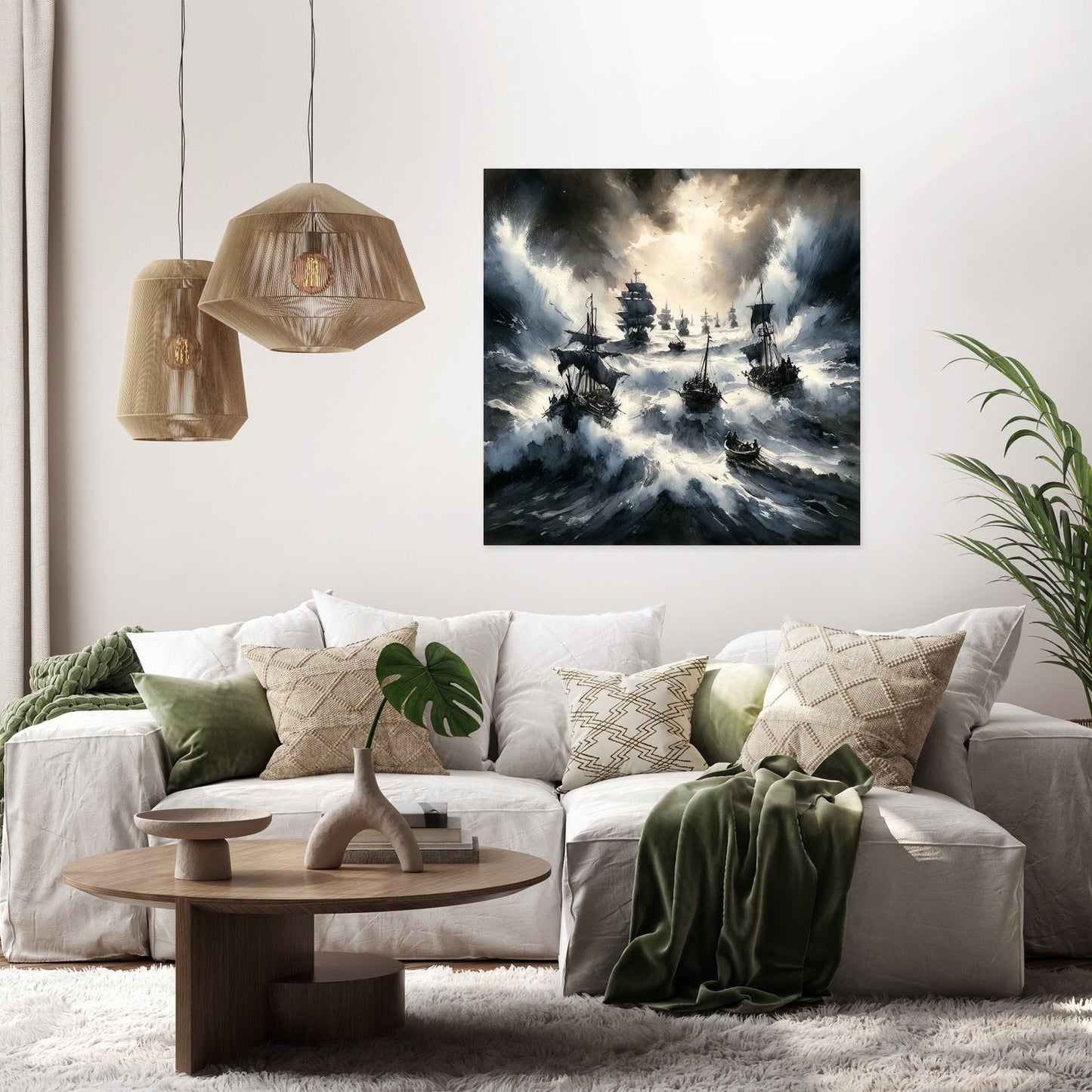 Tempest's Embrace Canvas
