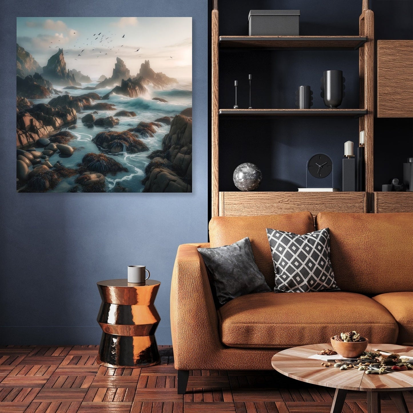 Morning Coastline Canvas