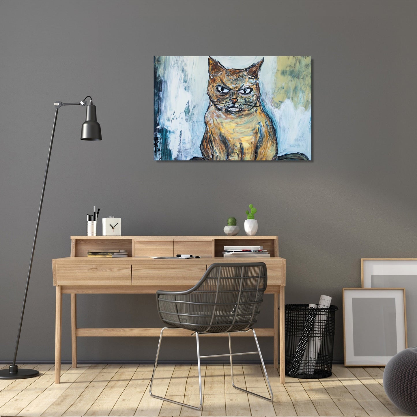 Grumpy Cat's Day Canvas