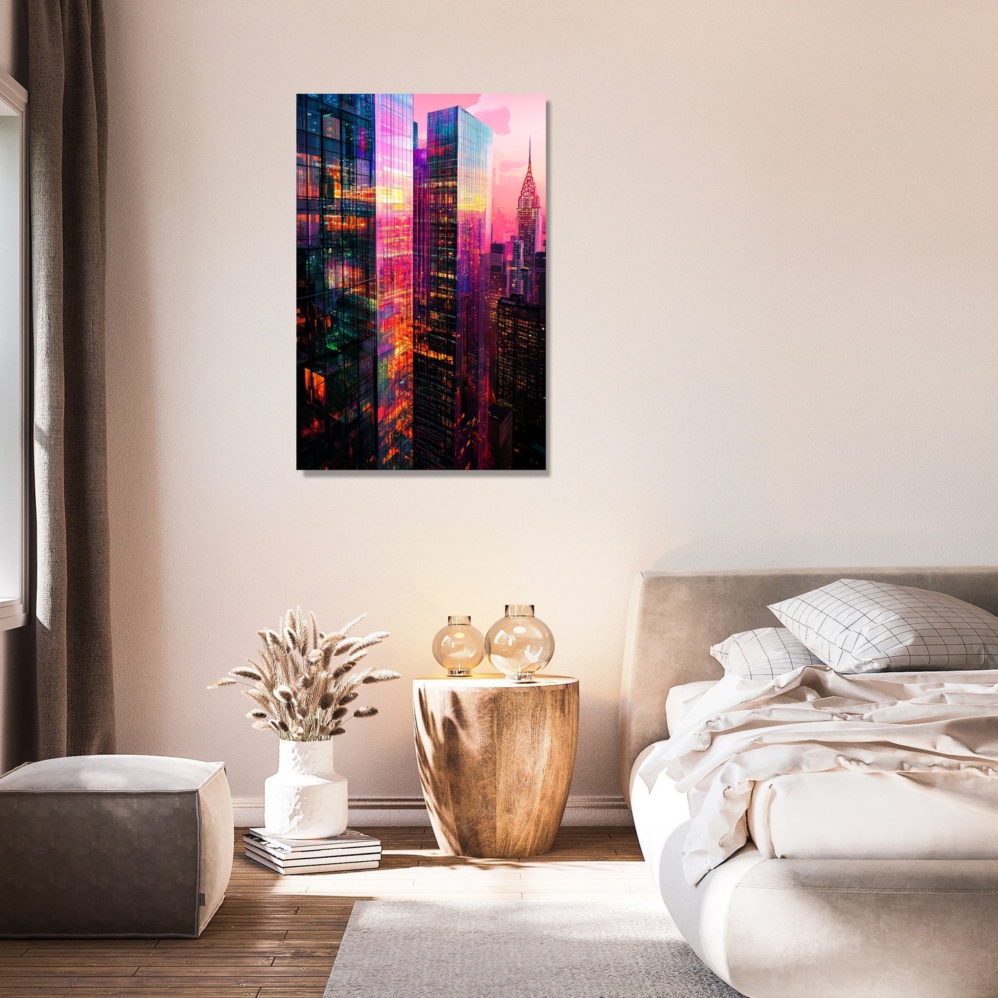 Skyscraper Reflections Canvas