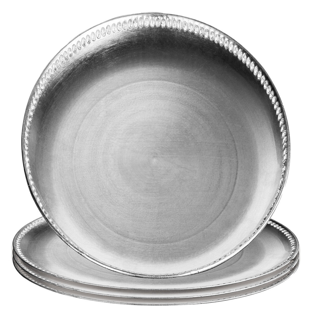 Radiance Silver Decorative Charger Plate