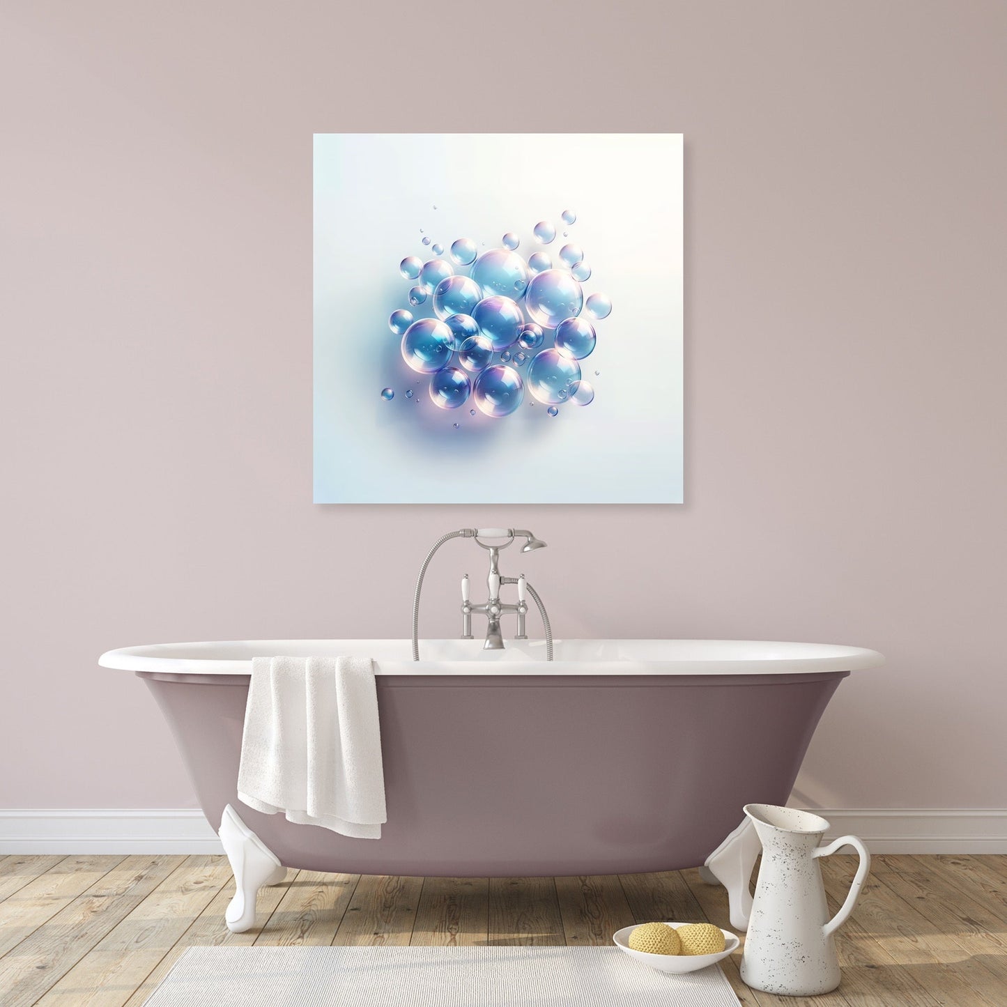Fresh Soap Bubbles Canvas