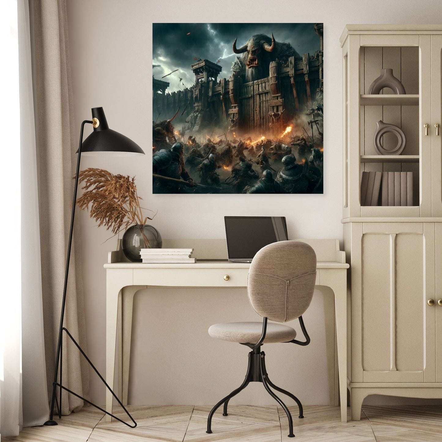 Assault on the Orc Fortress Canvas