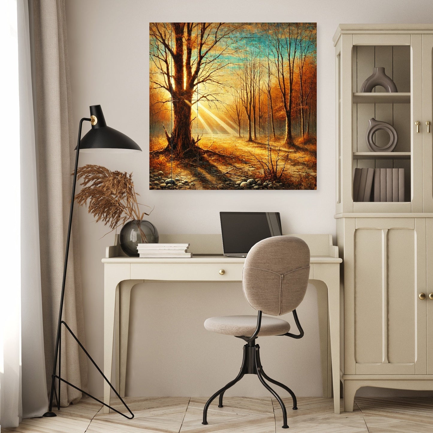 Rustic Autumn Glow Canvas