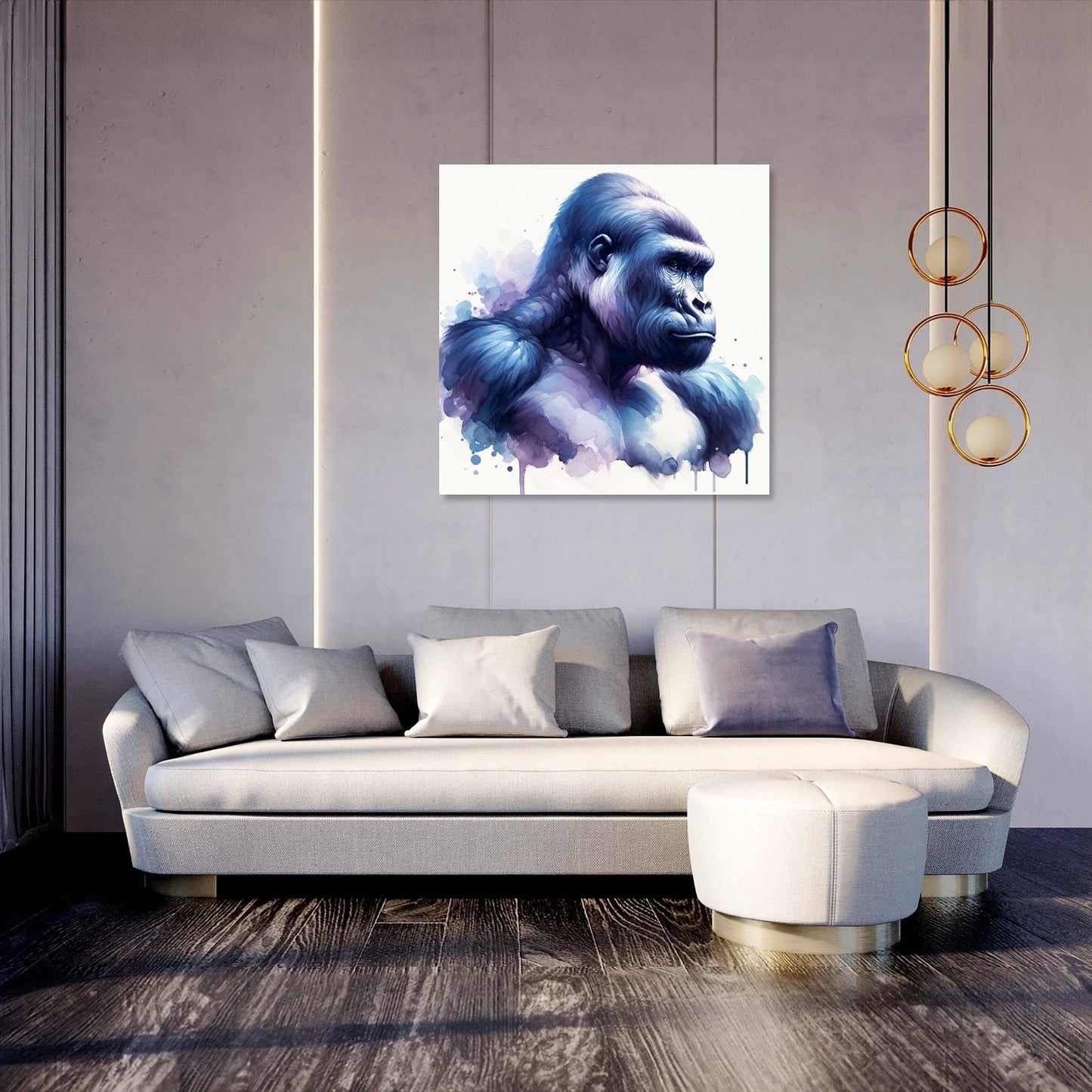 Noble Gorilla Canvas