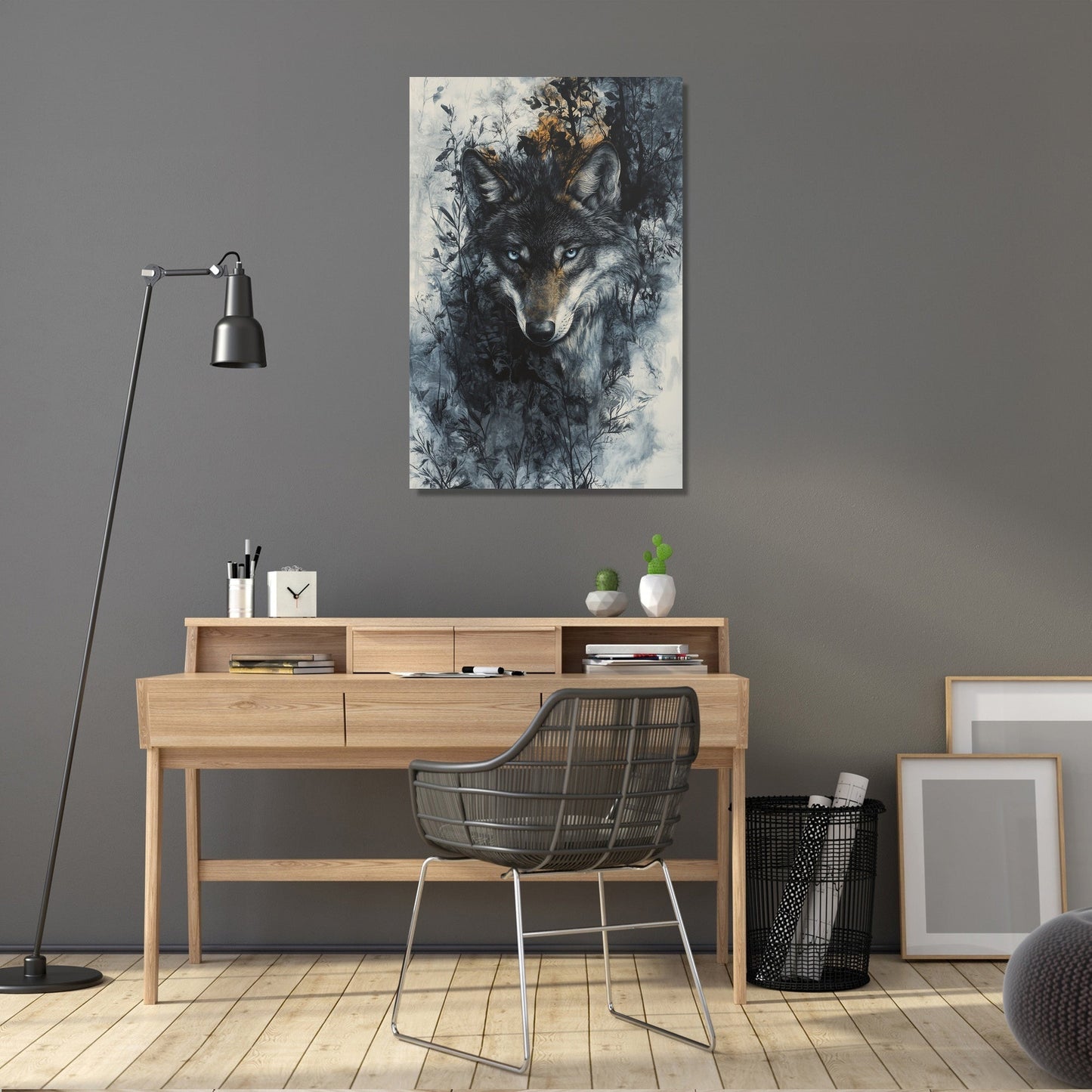 Duality of the Wolf Canvas