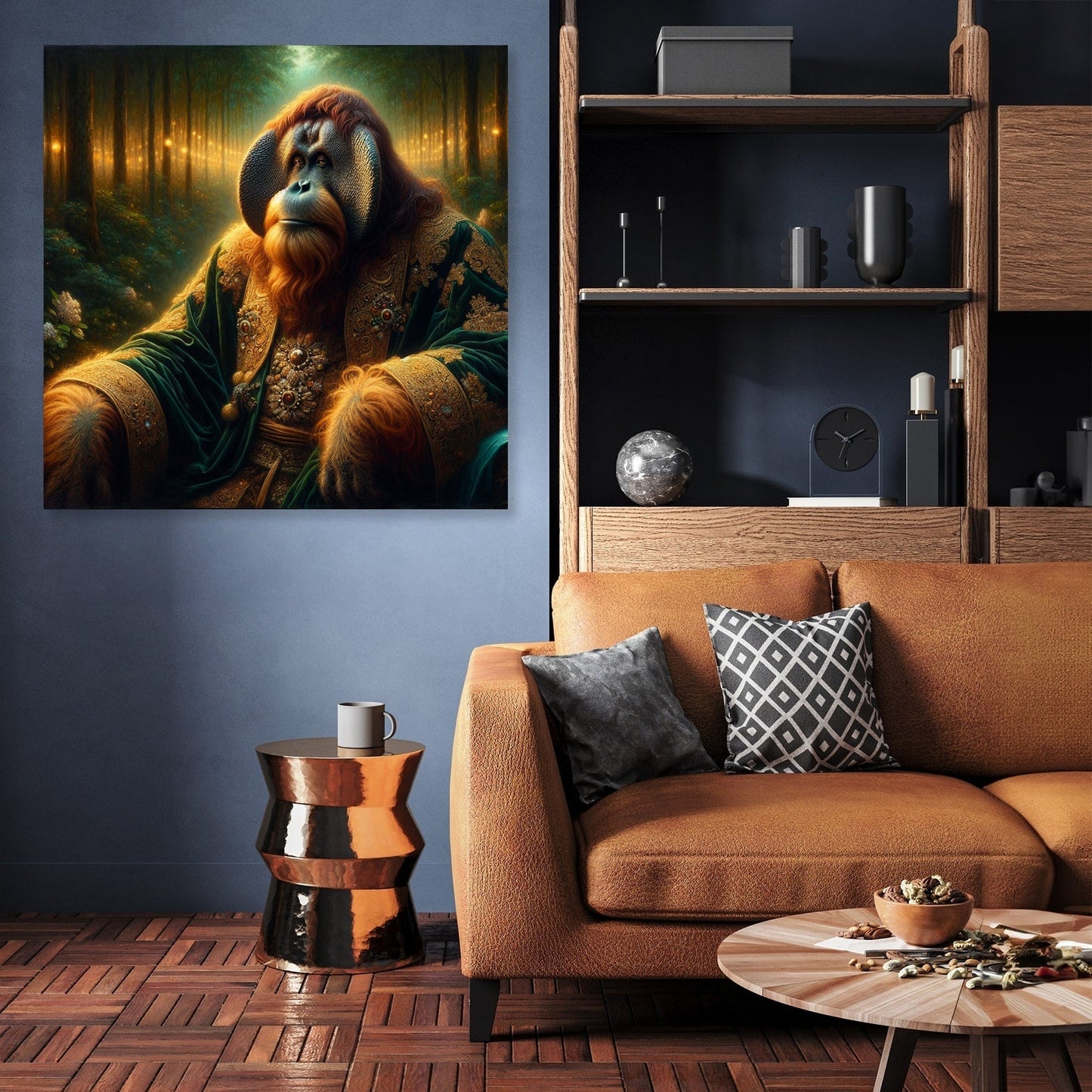 Regal Orangutan Reverie Canvas