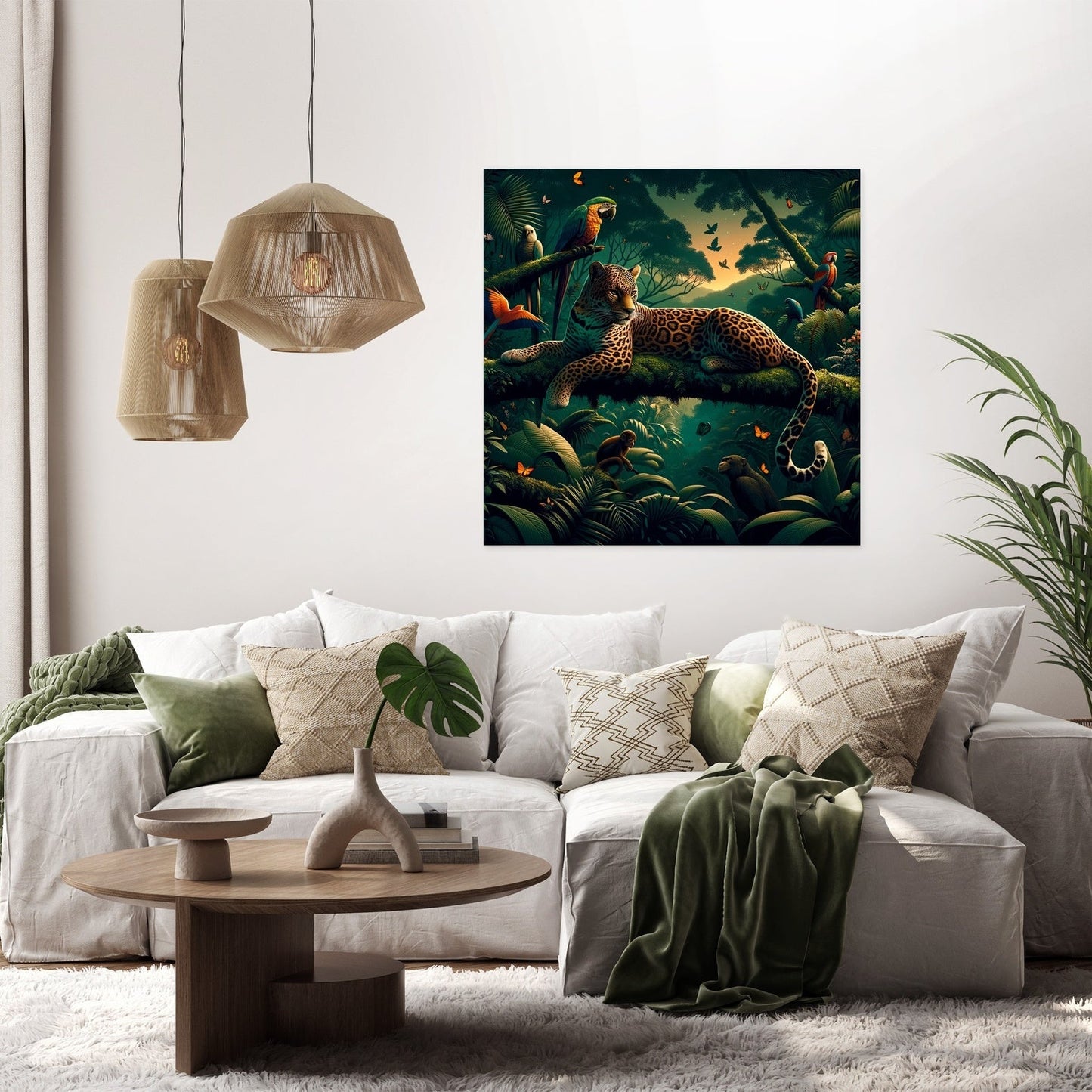 Twilight Jungle Canvas