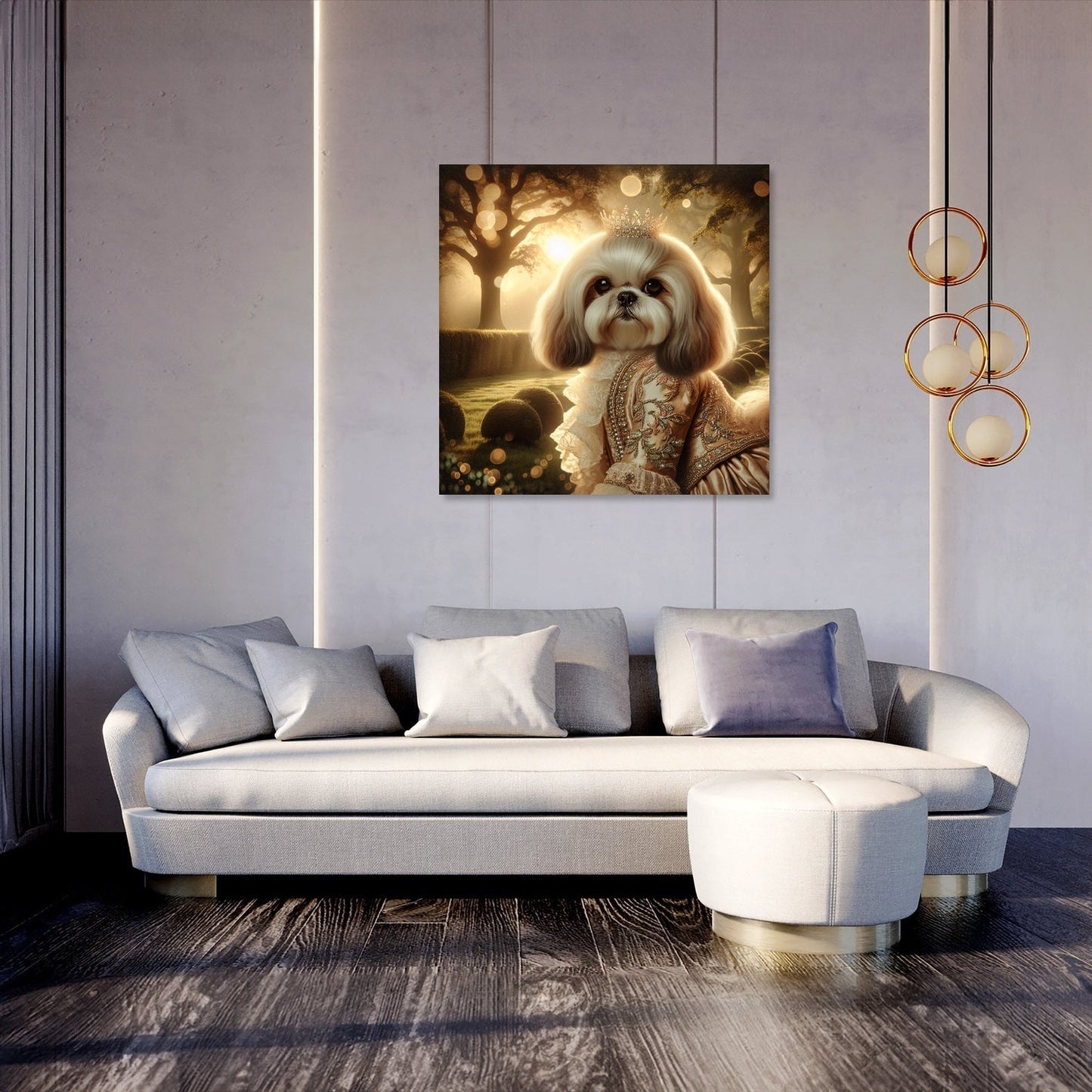 Regal Shih Tzu Twilight Canvas