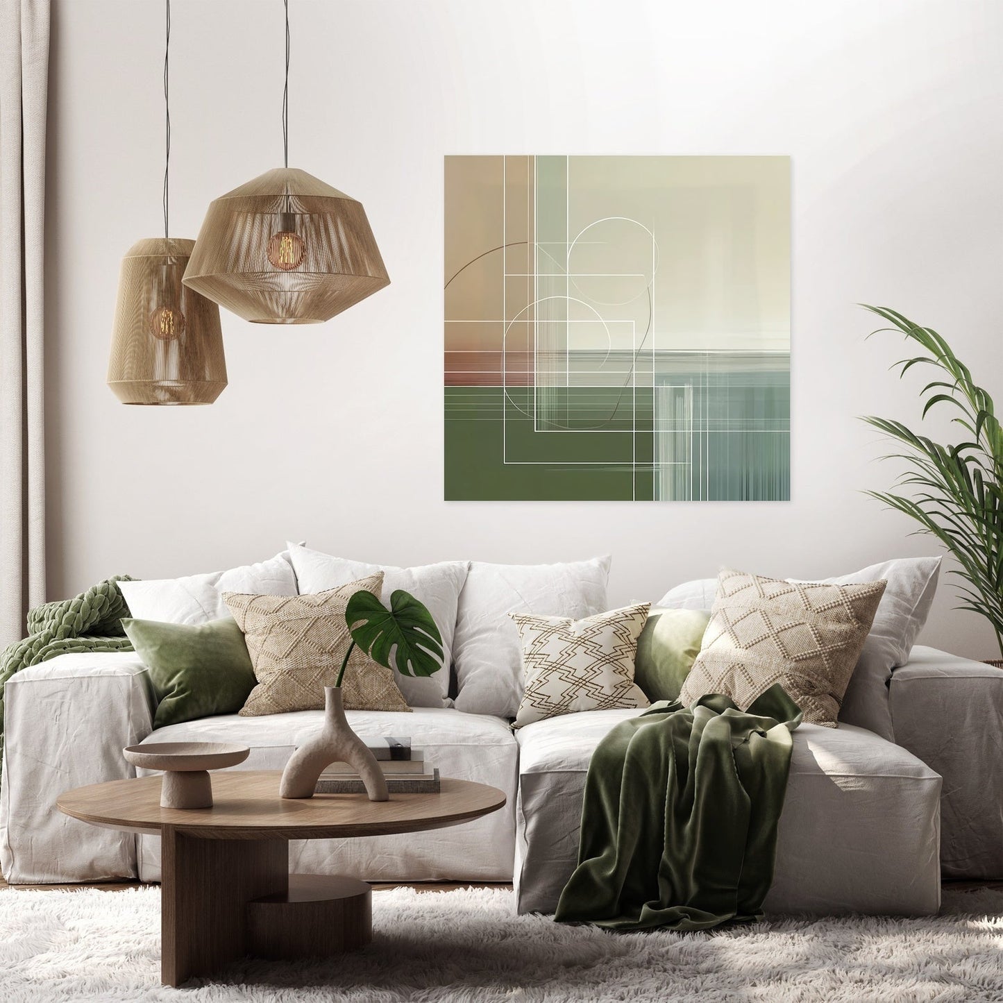 Harmony Lines Canvas