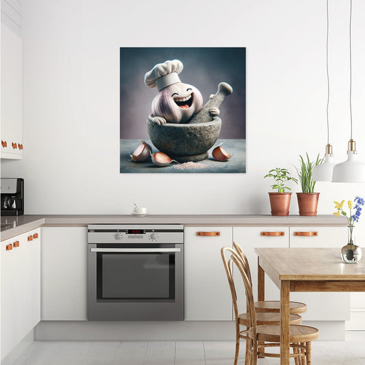 Gourmet Garlic Canvas