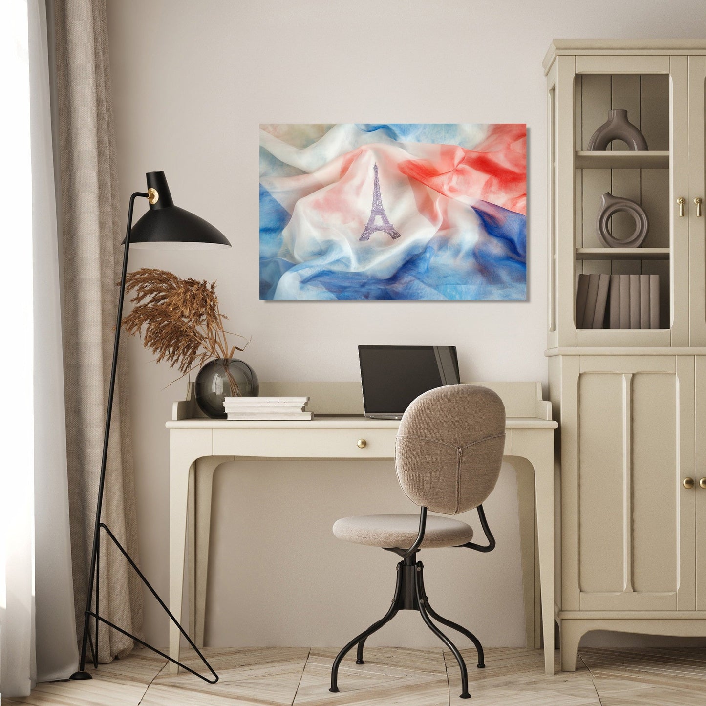Eiffel Tricolour Canvas