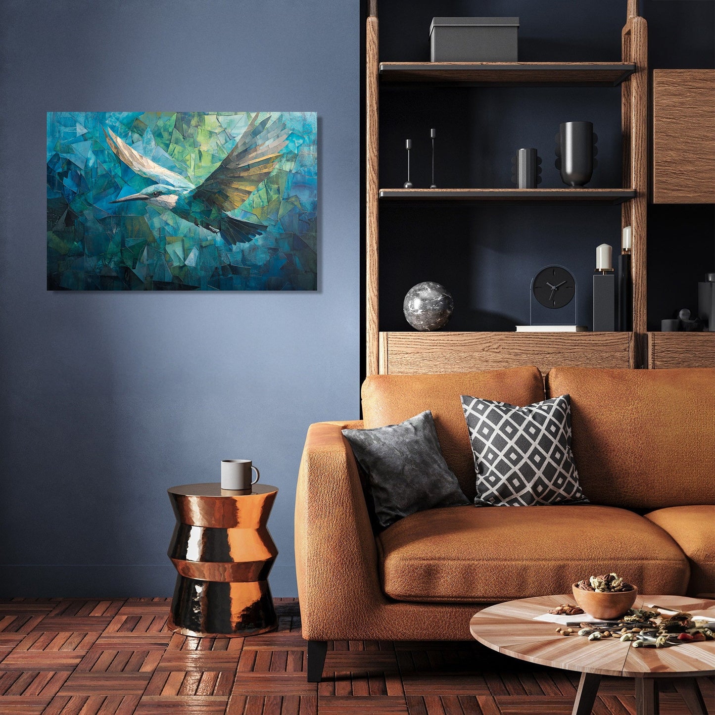 Origami Bird Flight Canvas