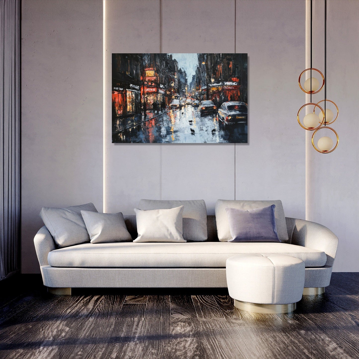 Urban Rat Race Canvas