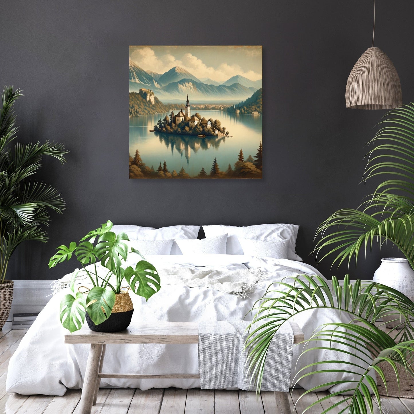 Lake Bled Nostalgia Canvas