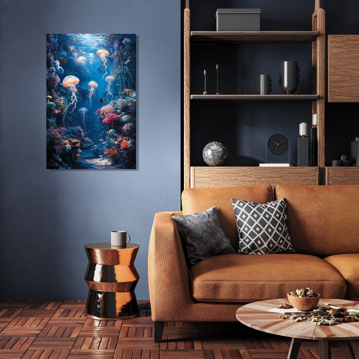 Enigmatic Ocean Symphony Canvas