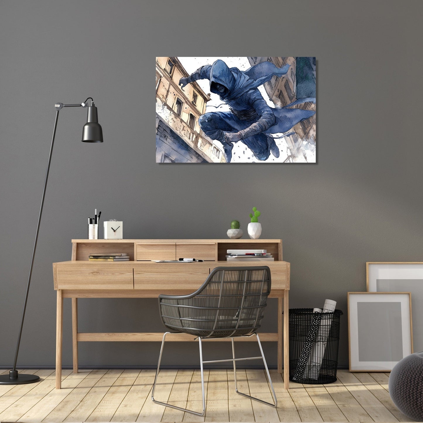 Night Chase Assassin Canvas