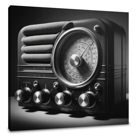 Vintage Broadcast Canvas