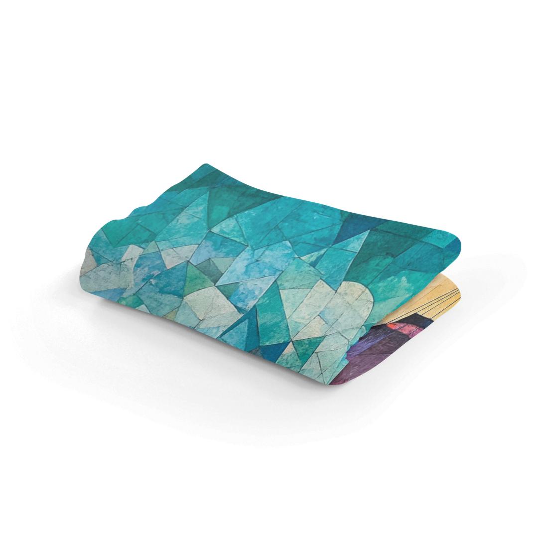 Balloon Over Geometric Blanket