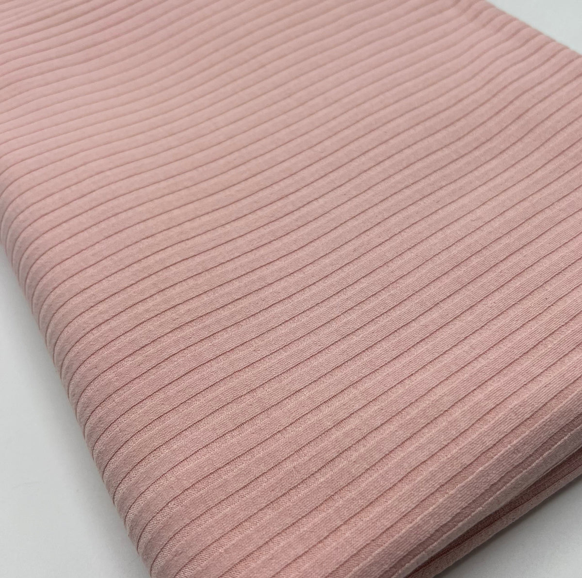 Soft Pink 8x4 Wide Rib Stretch Fabric
