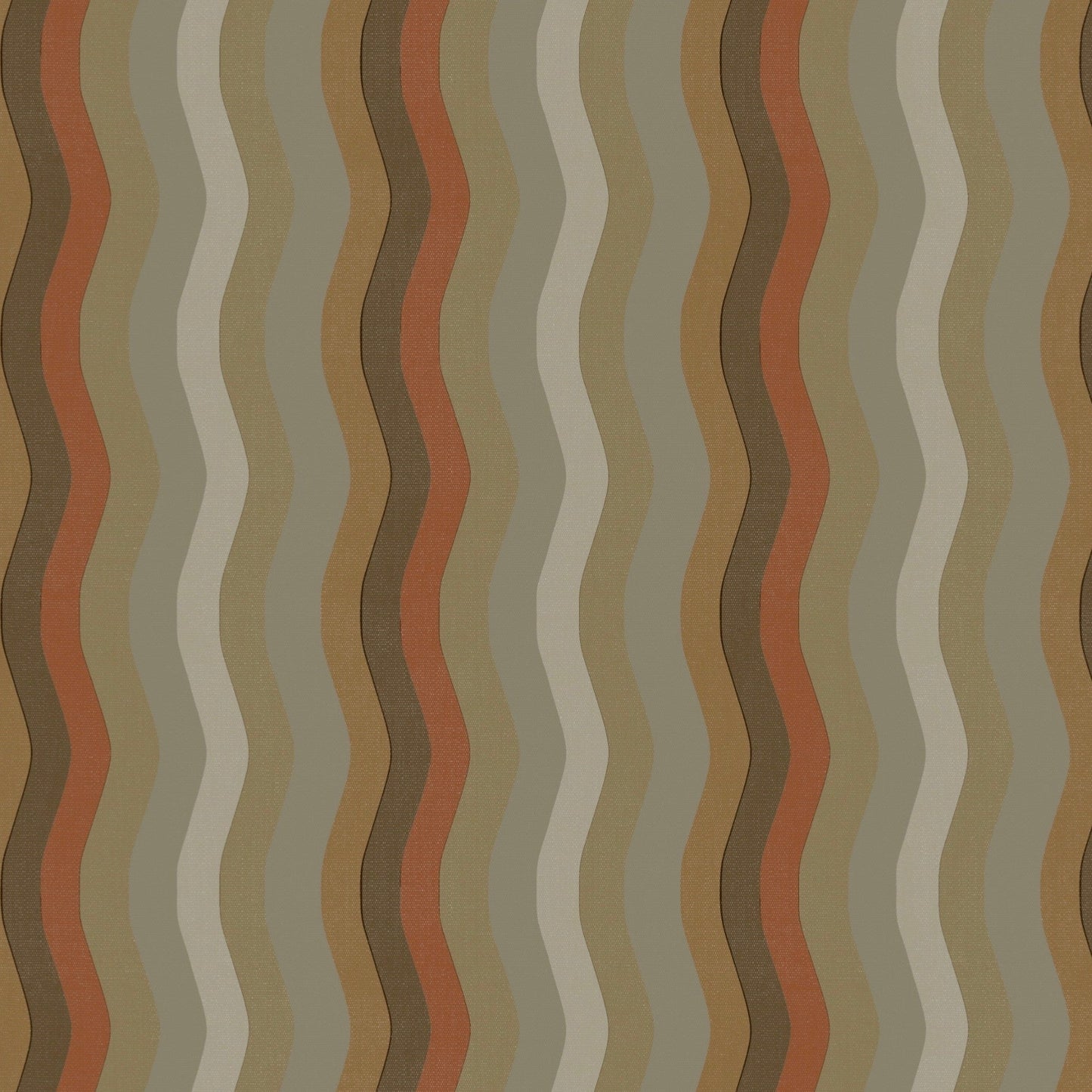 Wavy Stripe Wallpaper