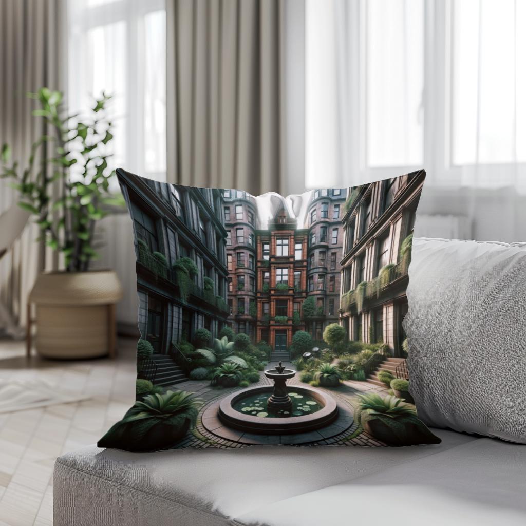 Victorian Oasis Glasgow Cotton Cushion
