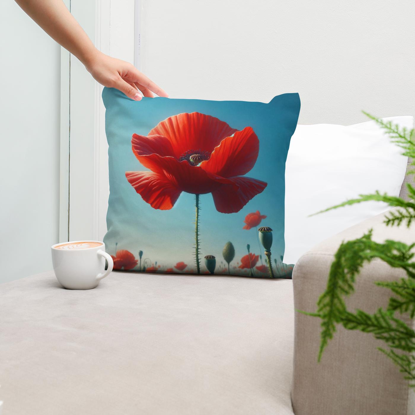 Elegance in Bloom Cotton Cushion