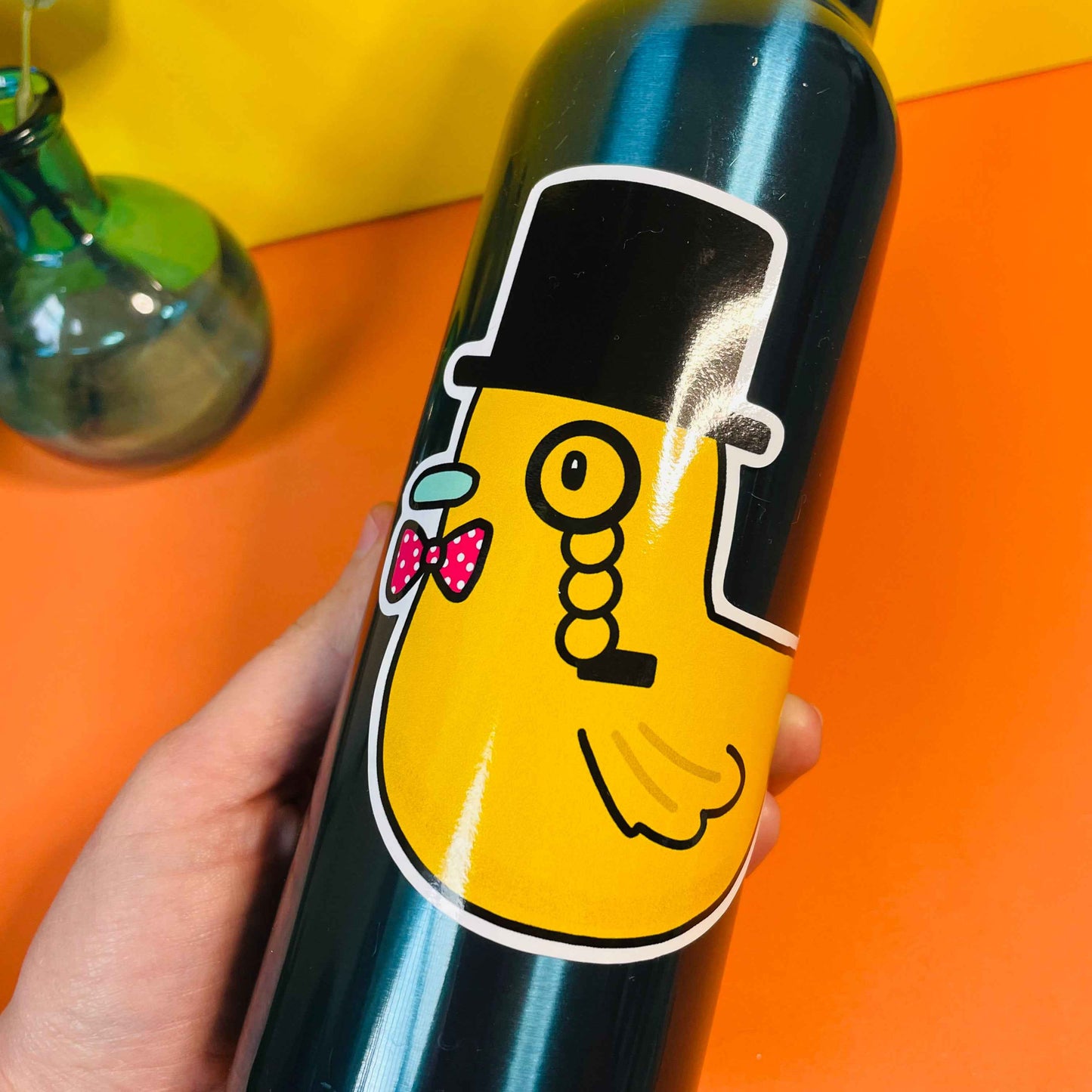 Sir Quackington the First Duck Vinyl Sticker