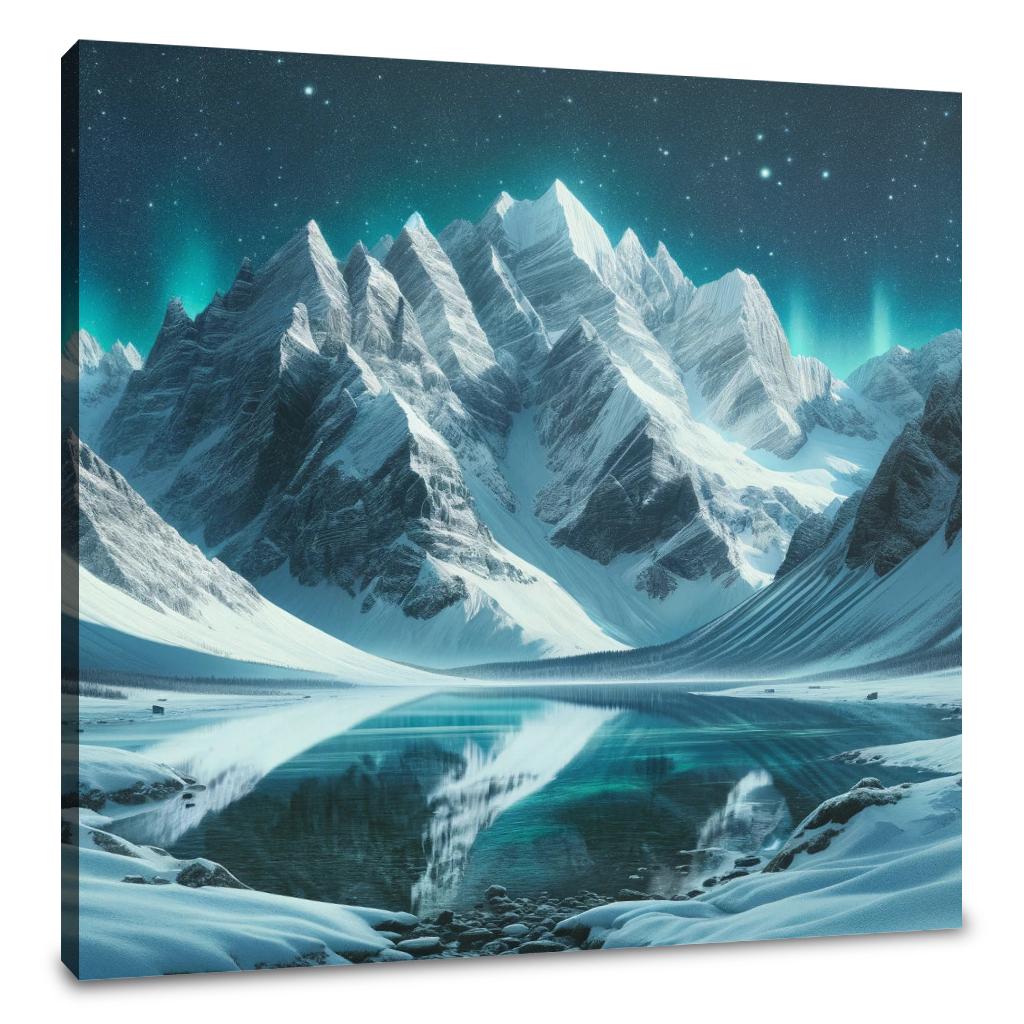 Stellar Peaks Canvas