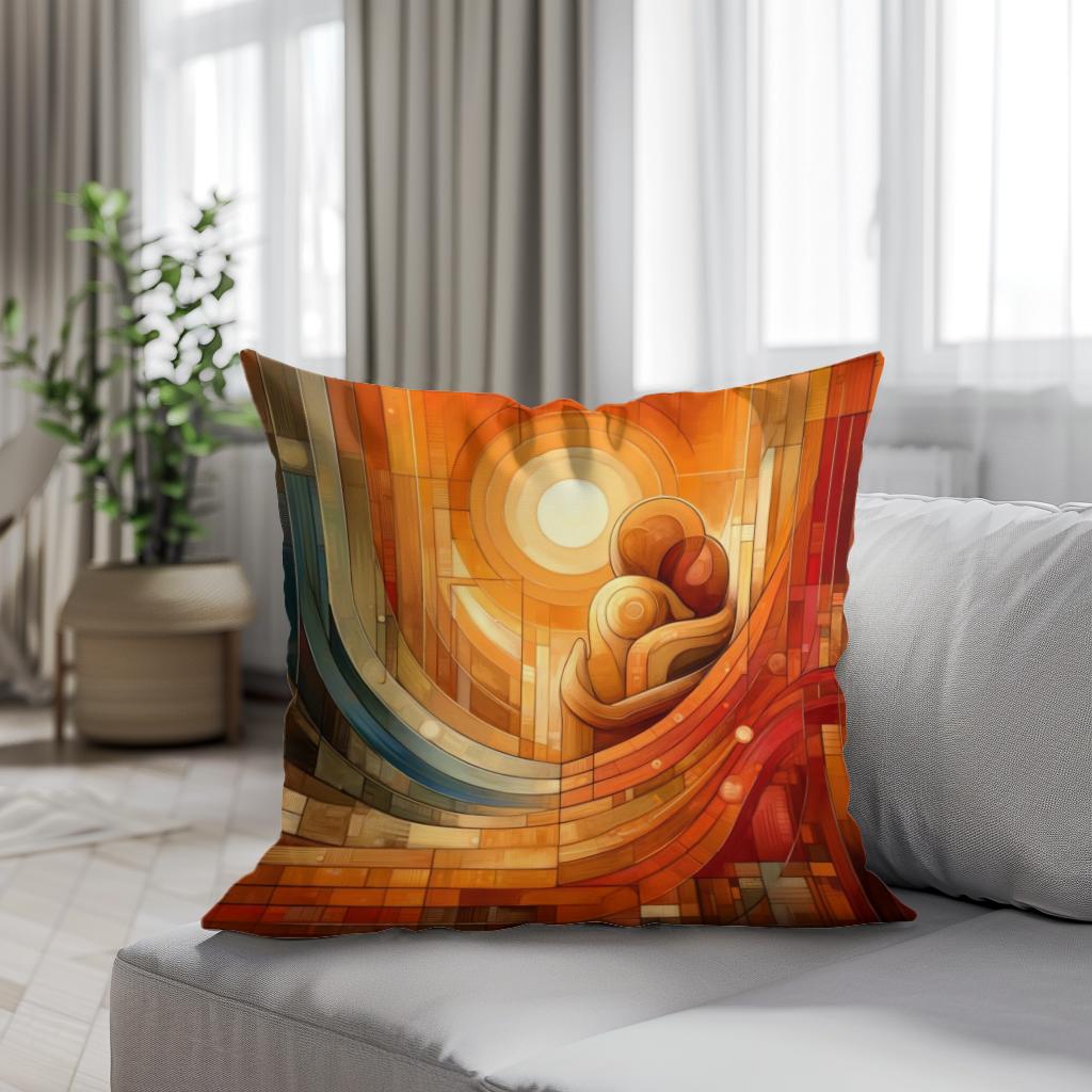 Embrace of Warmth Cotton Cushion